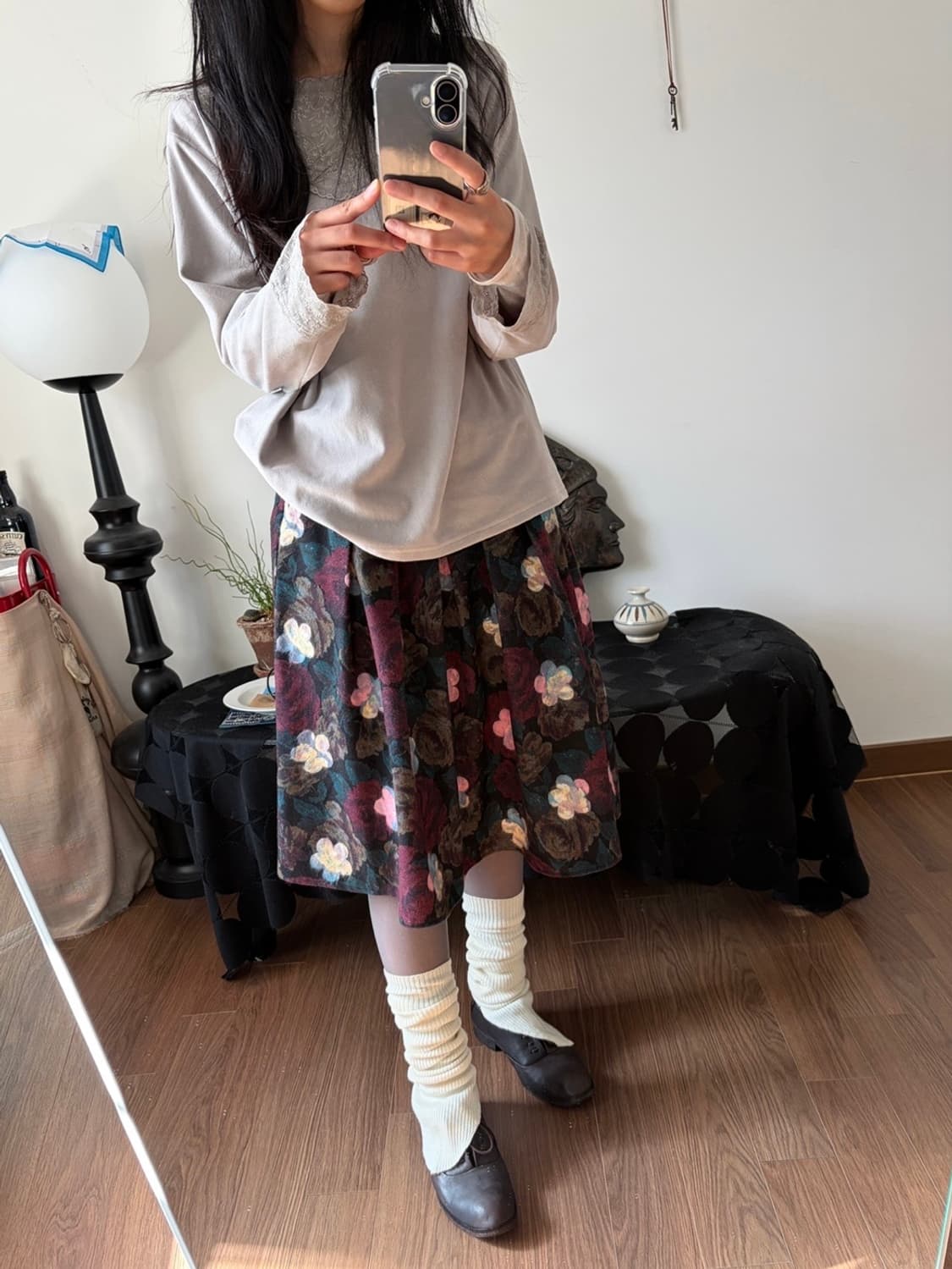 lace long sleeve top 상품이미지2