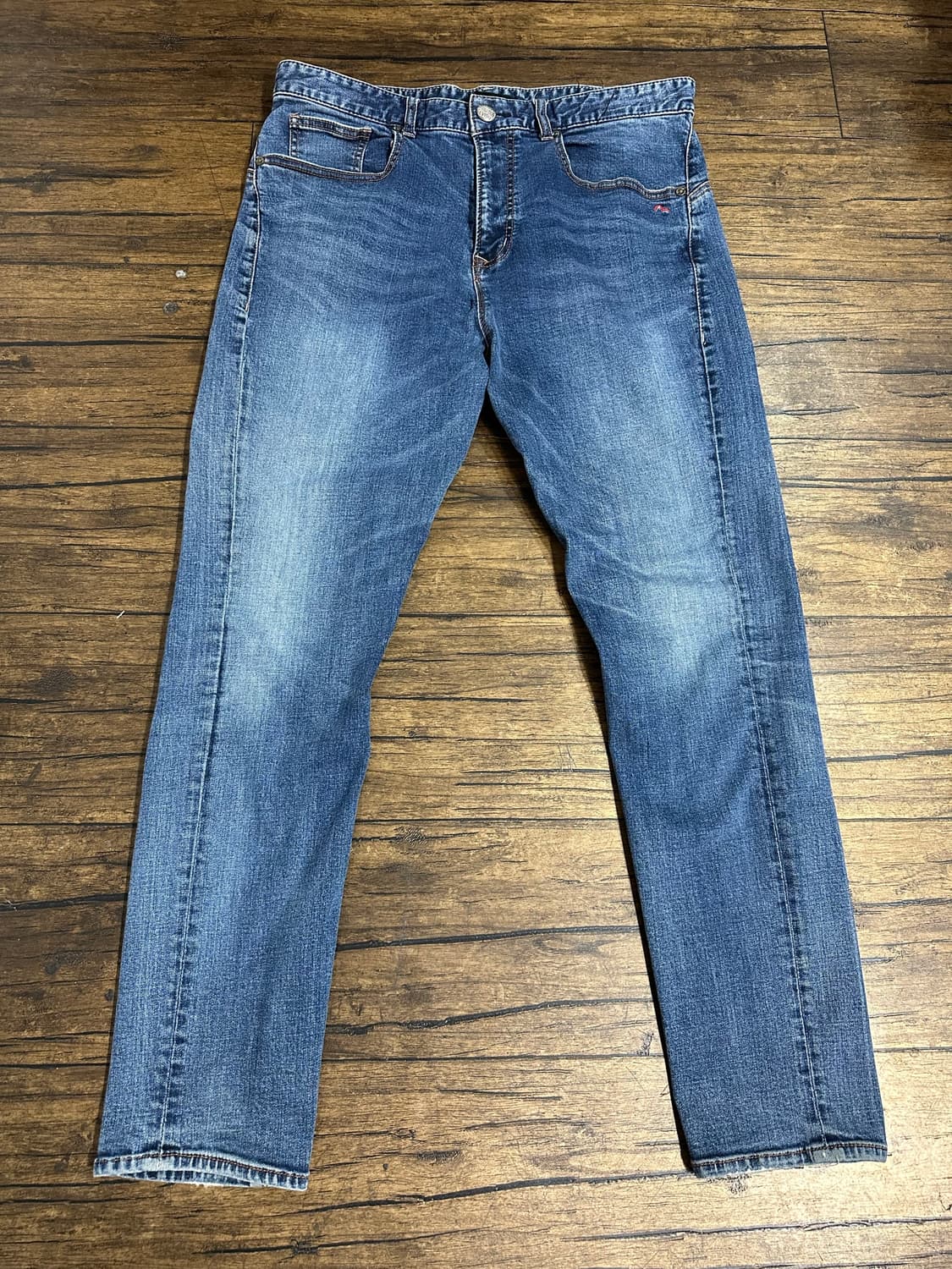 에비수 EVISU Denim 배기핏 데님 팬츠 34인치 상품이미지5