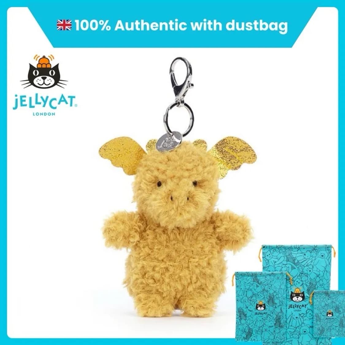 [풀포장택새상품] 젤리캣 리틀 드래곤 키링 스페셜 에디션 애착인형 상품이미지8