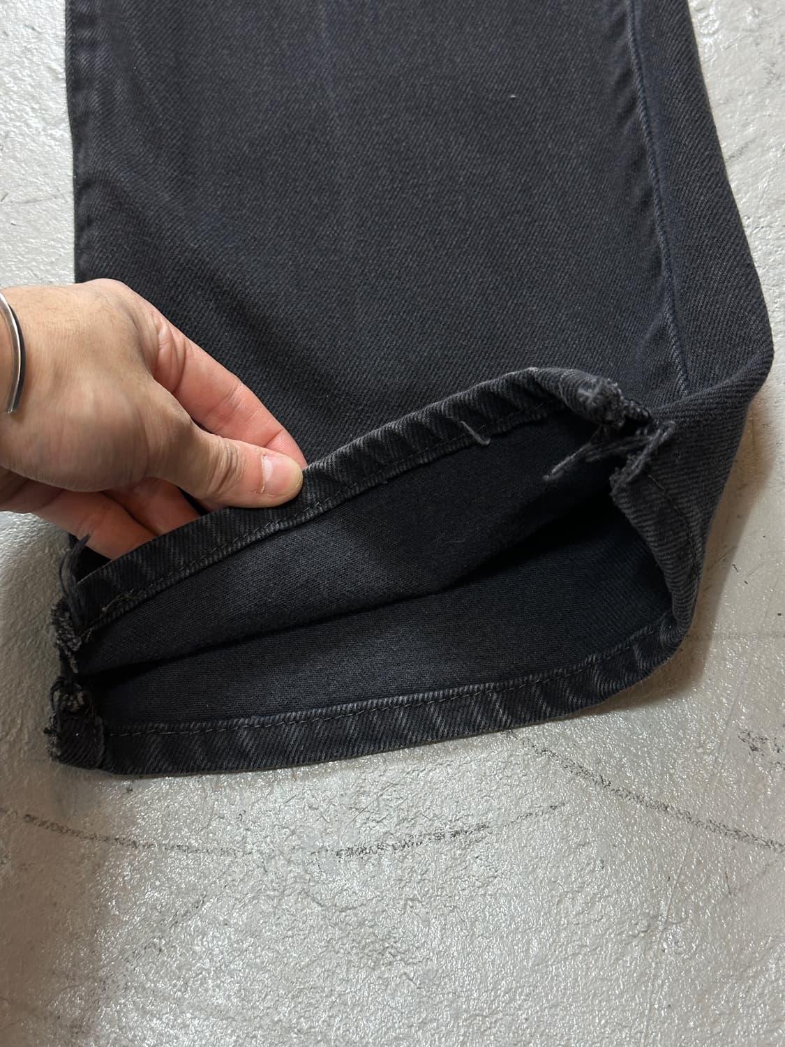 00's 리바이스 517 블랙 부츠컷 플레어진 상품이미지9