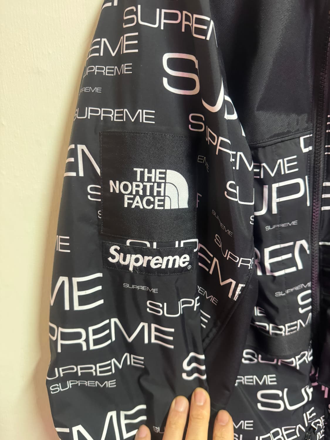 슈프림 노스페이스 스팁 테크 아포지 자켓 블랙 상품이미지3