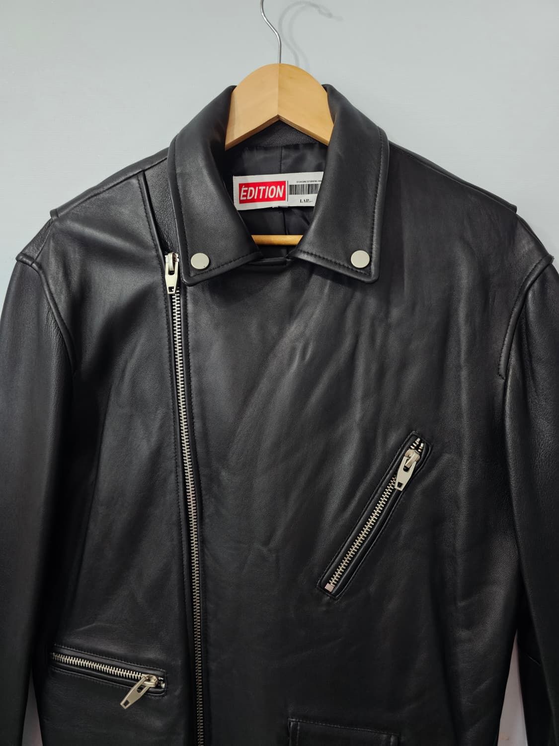 랩 에디션 양가죽 라이더 자켓 105 상품이미지2
