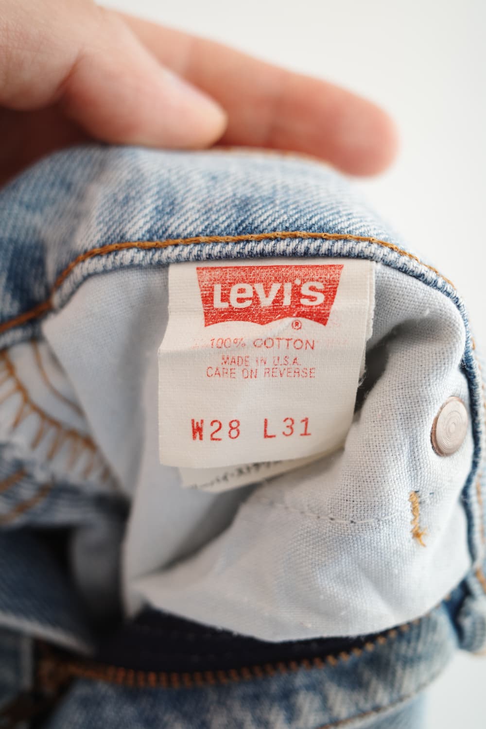 90s Levis 리바이스 510 빈티지데님 (MADE IN USA)  상품이미지4