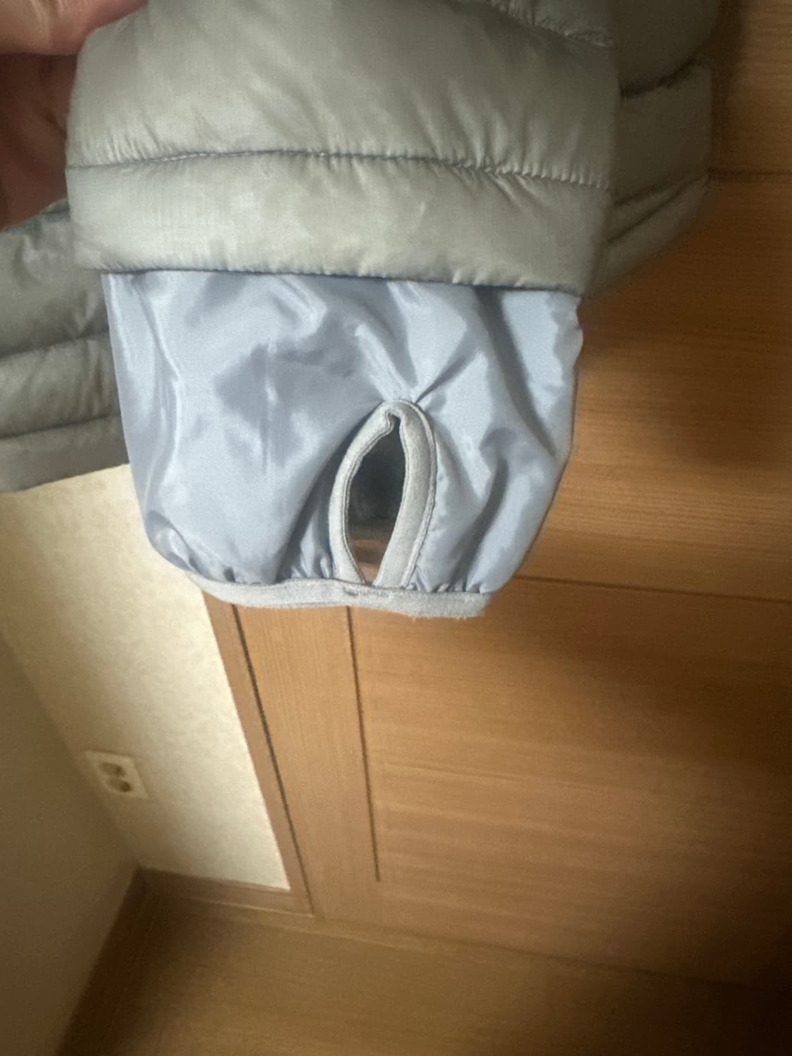 산산기어 서픽스 푸퍼 자켓 그레이 24fw 상품이미지6