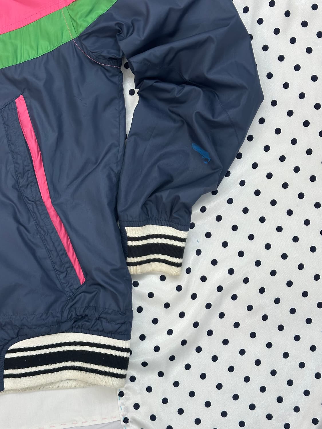 컬러 믹스 후드 집업 자켓  상품이미지8