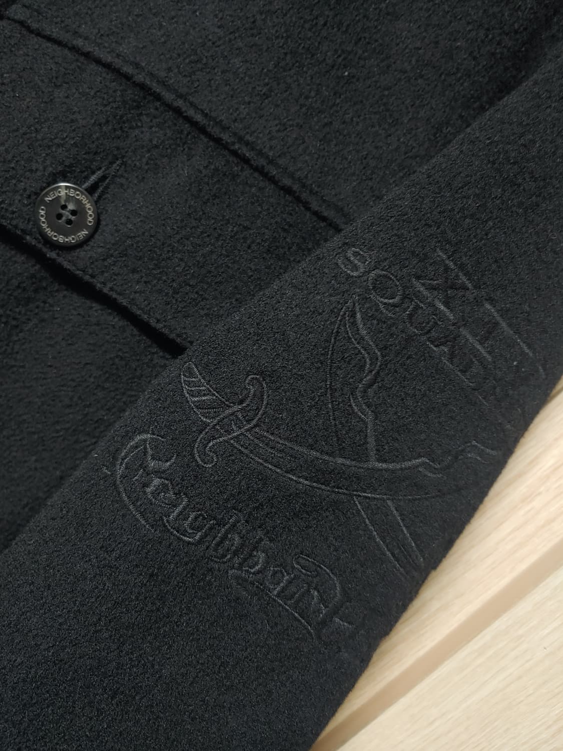 네이버후드 캐시미어 블루종자켓 (100) 상품이미지2