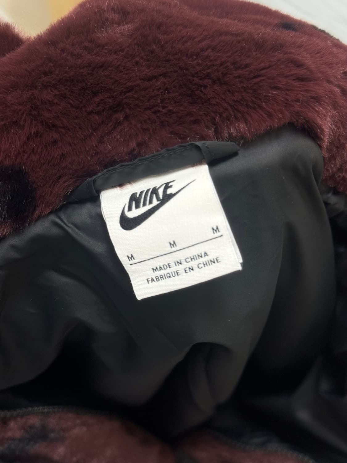 나이키 퍼 자켓 새상품 상품이미지6