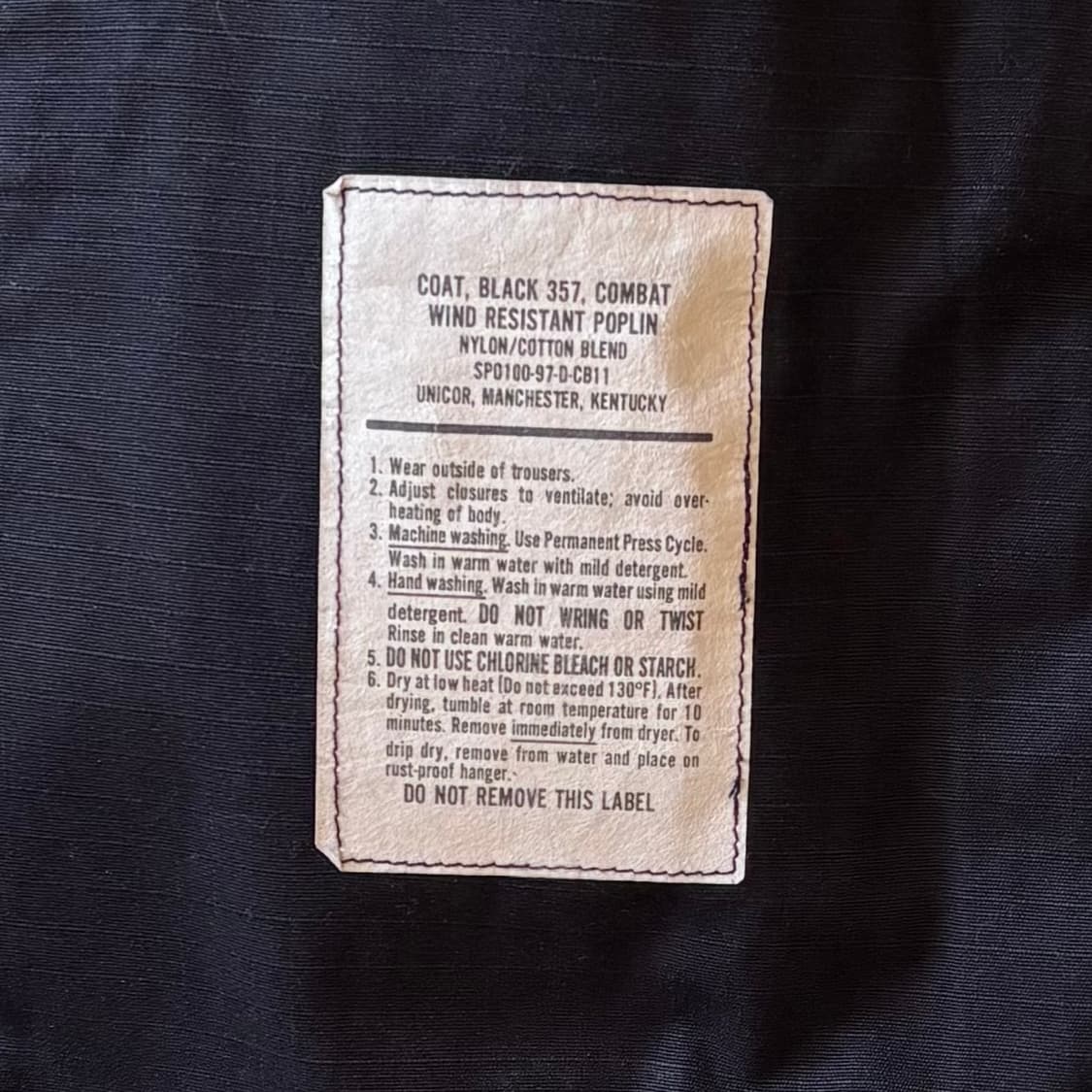 [L-L] 90s US Army BDU Black 357 JK 상품이미지7