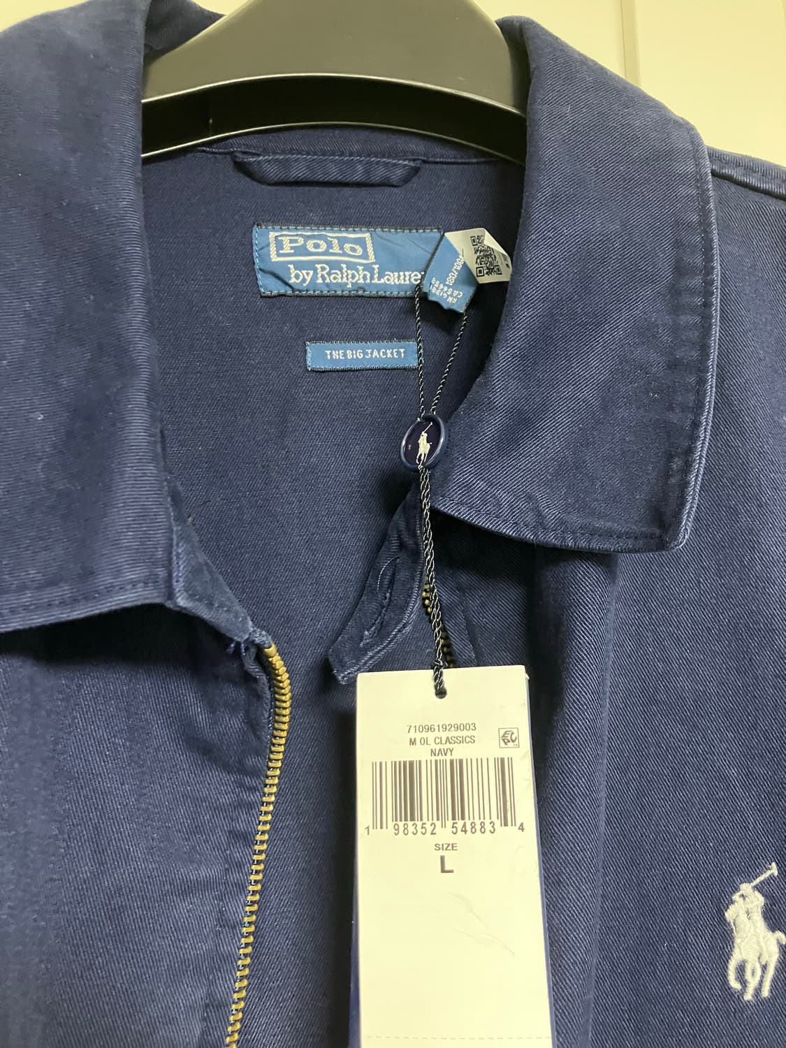 폴로 랄프로렌 빅자켓 네이비 L새제품 상품이미지3
