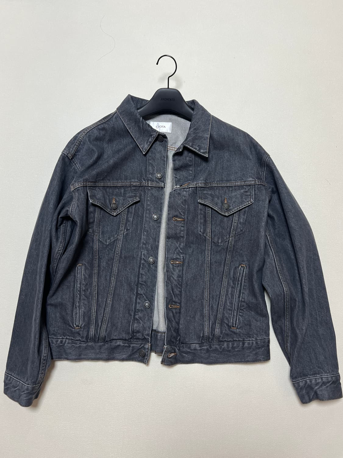 시오타 그레이 데님자켓 48사이즈 상품이미지1