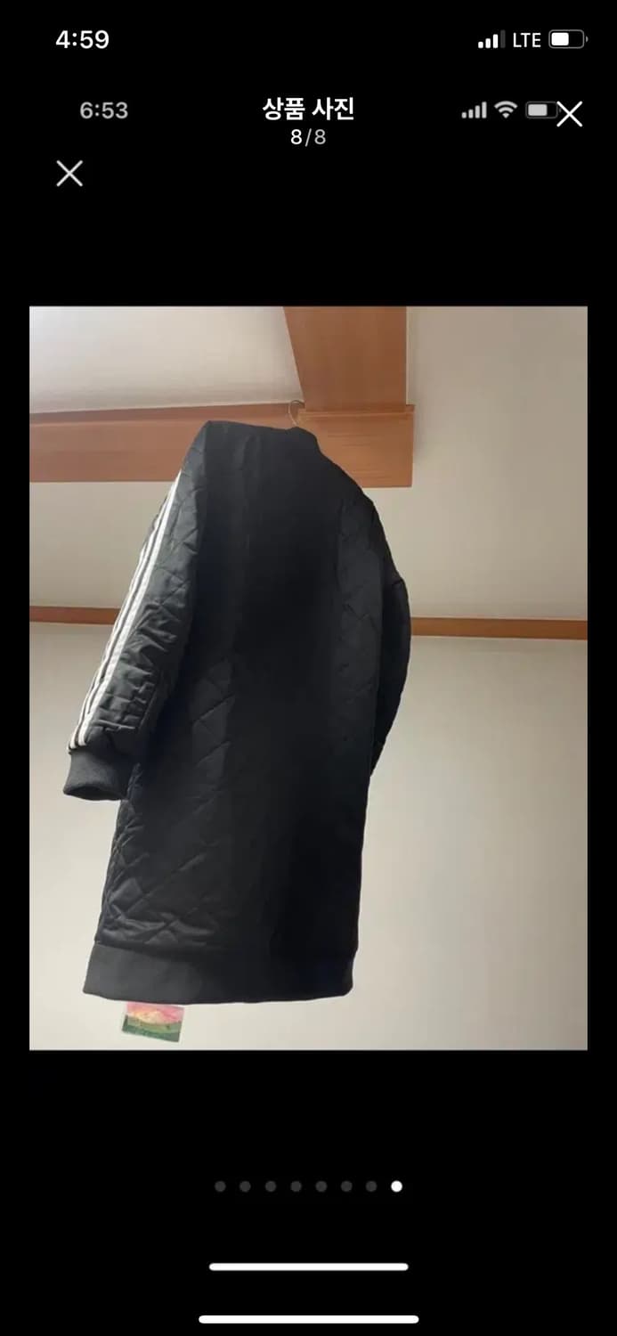 아디다스 오리지널 퀼팅 롱패딩 블랙 55 85 나이키 노스페이스 네파 상품이미지8