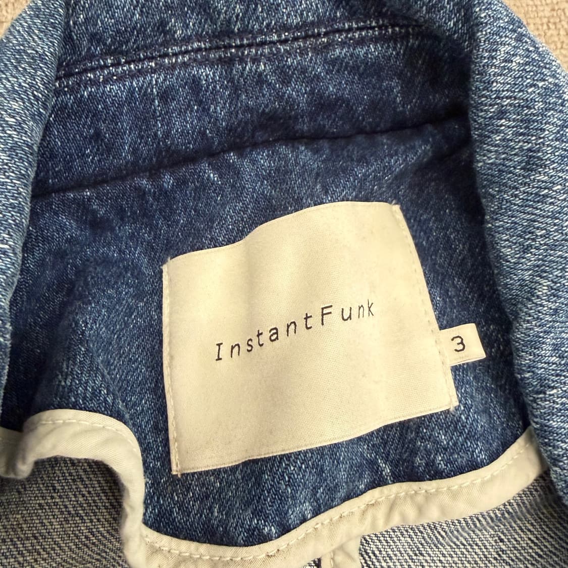 Instantfunk 인스턴트펑크 데님 싱글 자켓 공용 3 상품이미지2