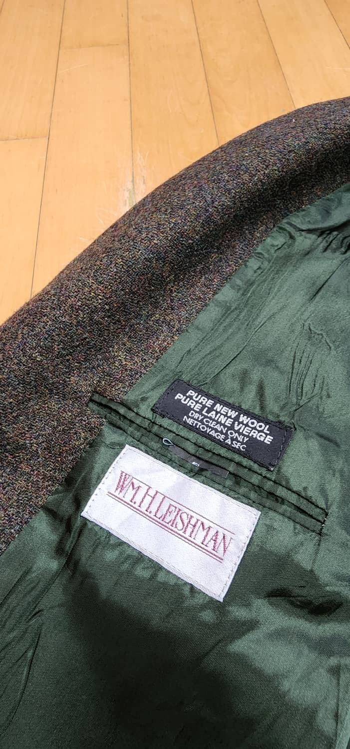 카키브라운 트위드 3버튼 자켓 3XL~4XL 상품이미지8
