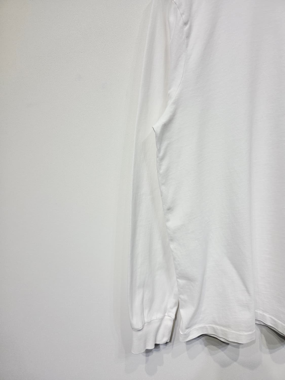 폴로 랄프로렌 커스텀 슬림핏 화이트 긴팔 티셔츠 상품이미지4