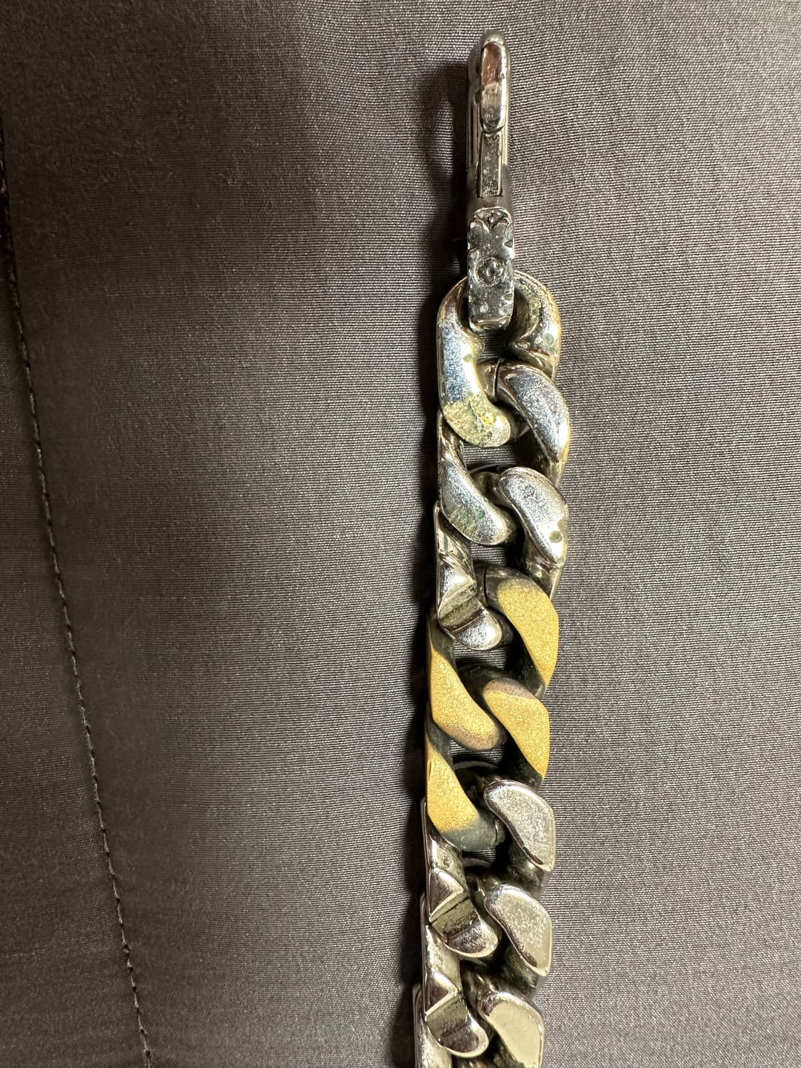 루이비통 은장 체인링크 팔찌 M 판매 상품이미지8