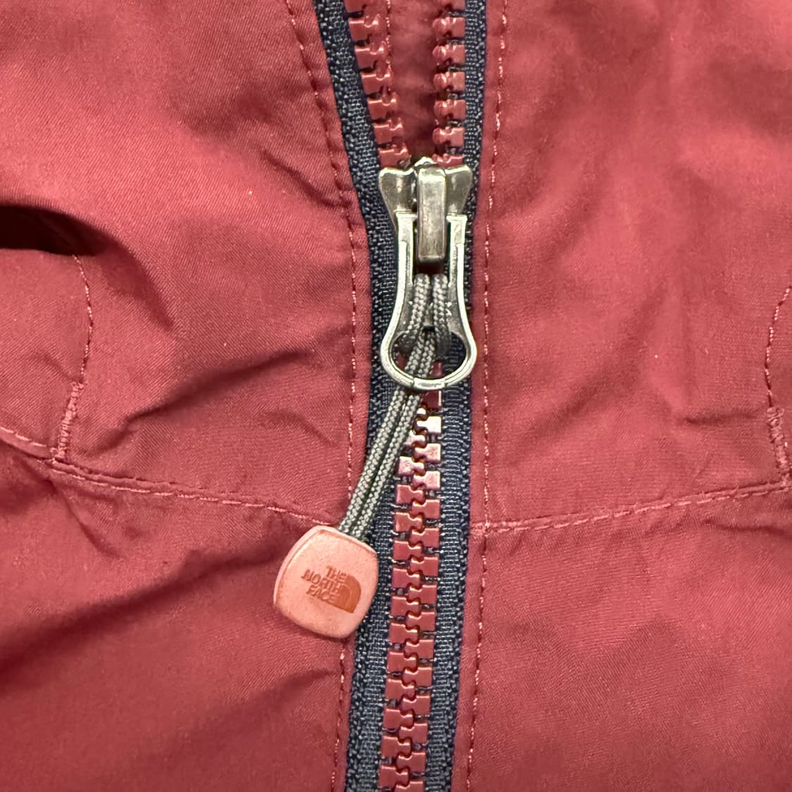 [정품/100] 노스페이스 바람막이 자켓 네이비 버건디 b16 상품이미지8