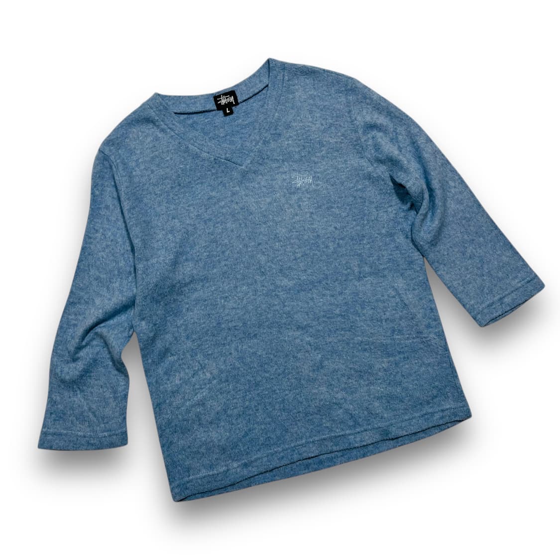 Stussy 90s sky blue acrylic knitwear 상품이미지2