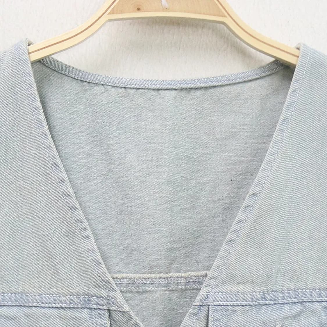 [미사용품]TYTY CLAPPY 데님 크롭 베스트 67203 상품이미지3