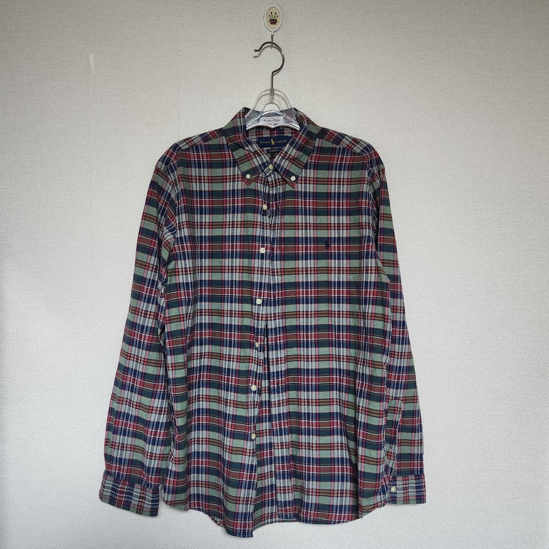 폴로랄프로렌 체크 남방 남LG 상품이미지1