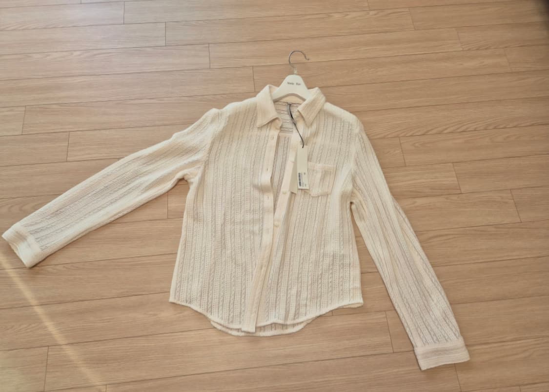 (새상품) 노이어 포 우먼 코튼 크로쉐 셔츠 상품이미지6