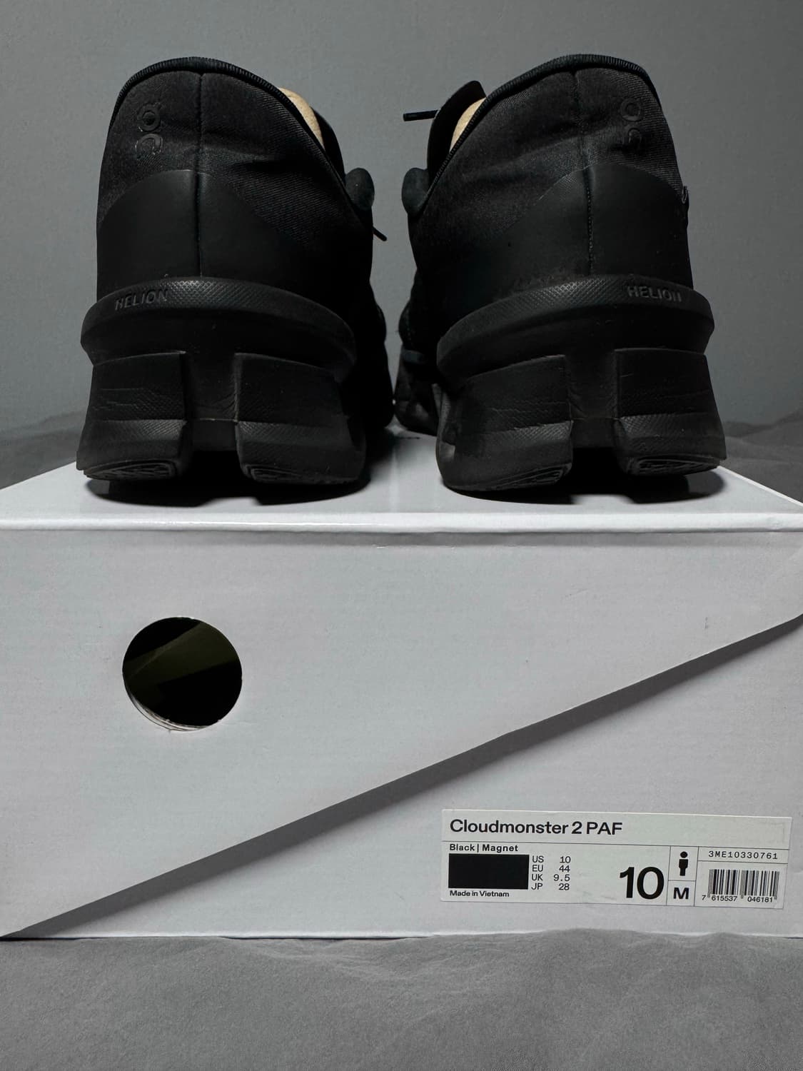 [280] PAF x On 클라우드몬스터2 블랙 상품이미지5