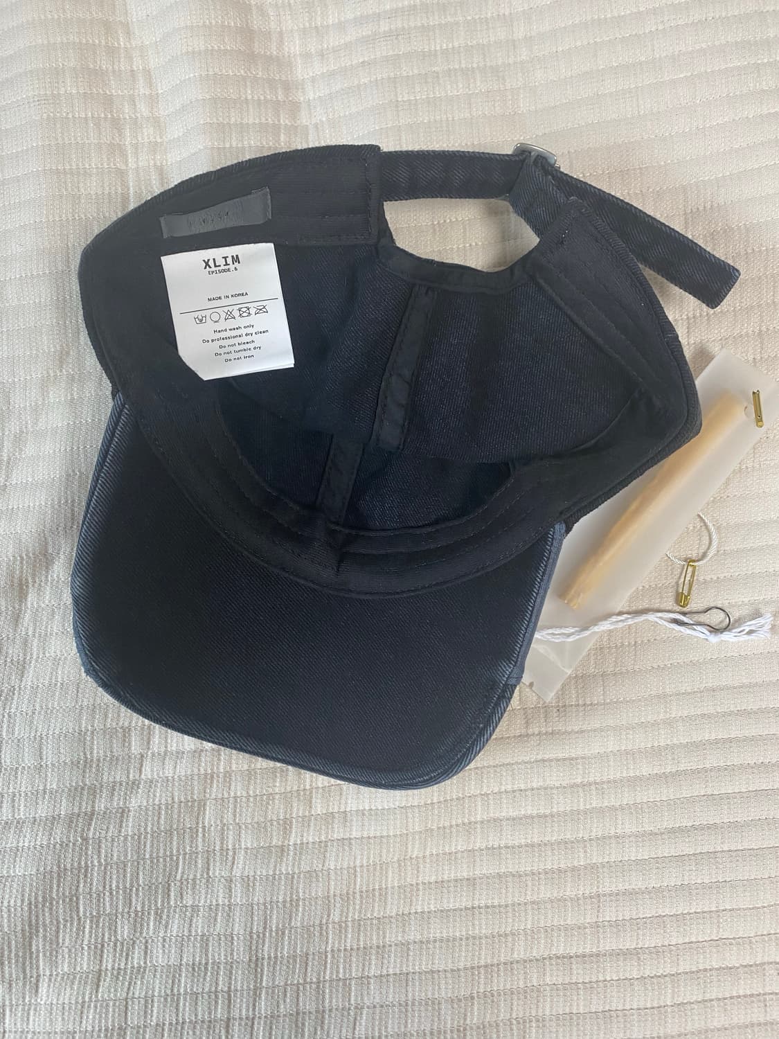 xlim 엑슬림 ep6 볼캡 블랙 상품이미지5