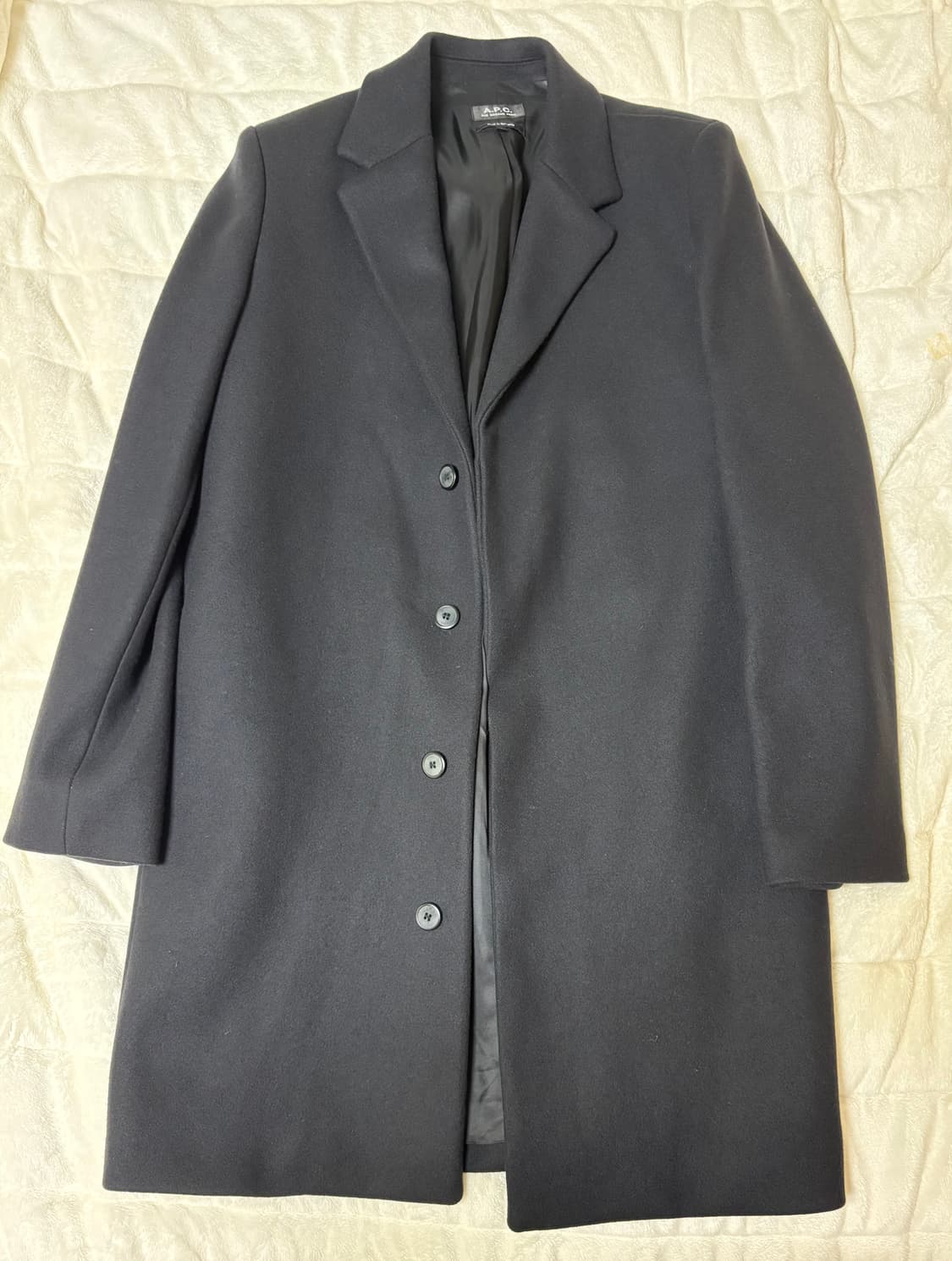아페쎄 apc 울 싱글 코트 블랙 / L 상품이미지1