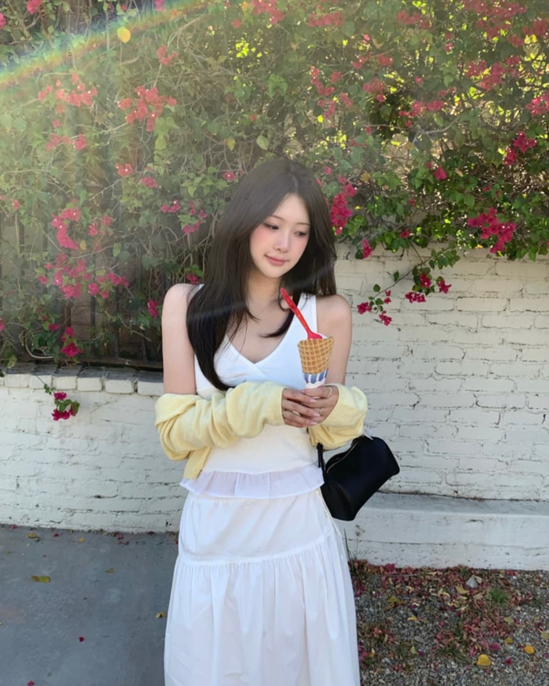 온드민 나시 Cloud sleeveless white 상품이미지1
