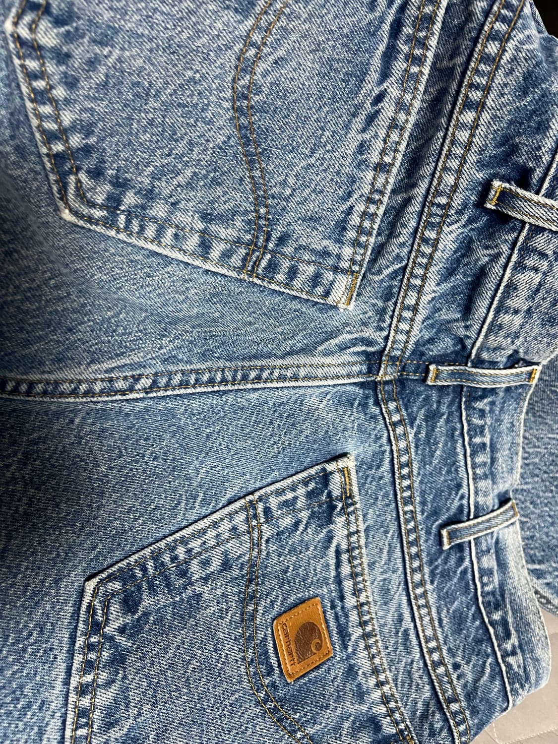 칼하트 워싱 데님 상품이미지1