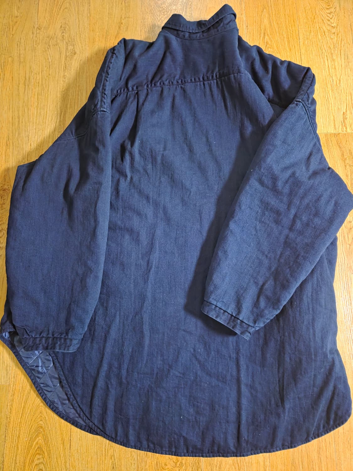 캐피탈 8온즈 데님 슬로피 셔츠 코트 상품이미지6