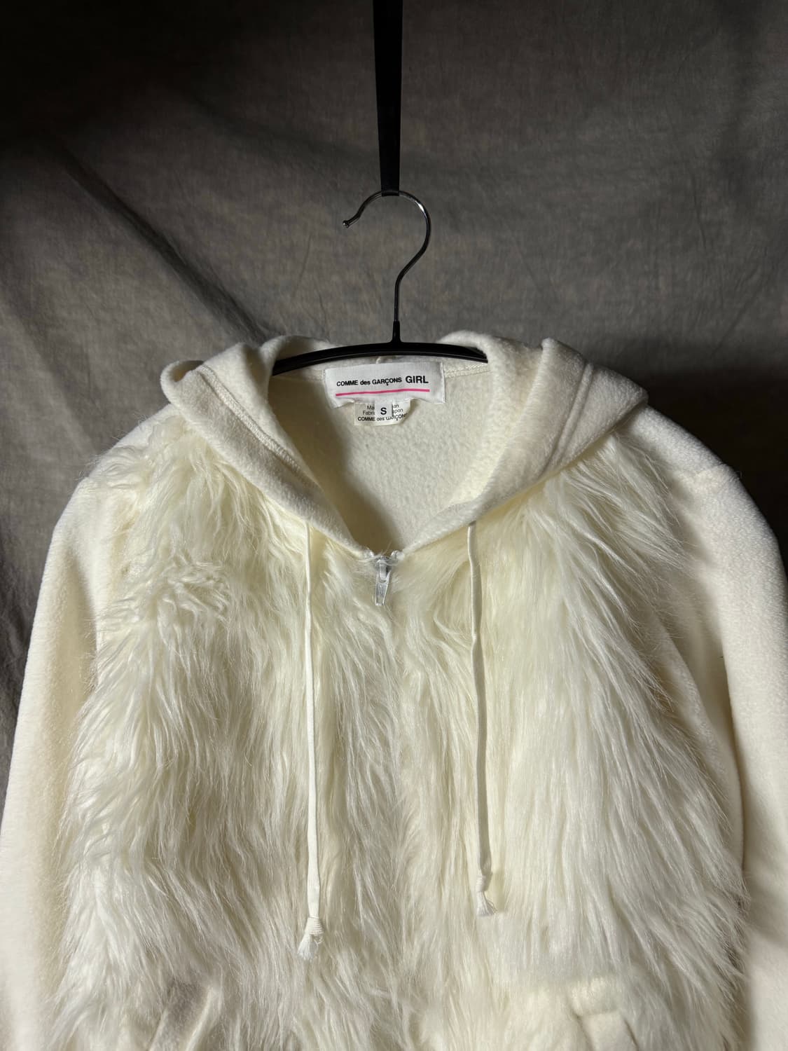 COMME des GARÇONS GIRL Fur Hoodie  Zip  상품이미지4