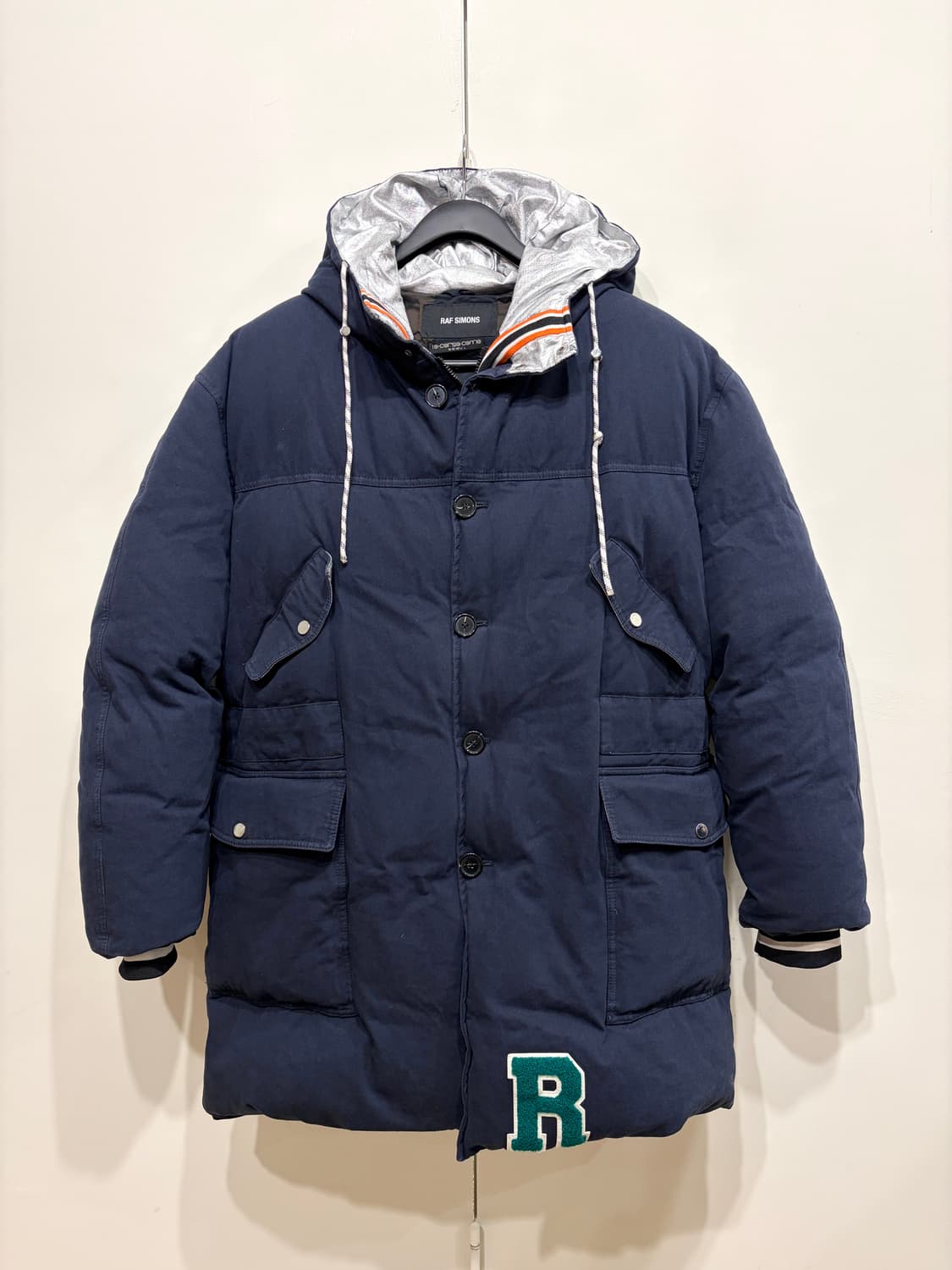 라프시몬스 패치 다운필드 파카 상품이미지1