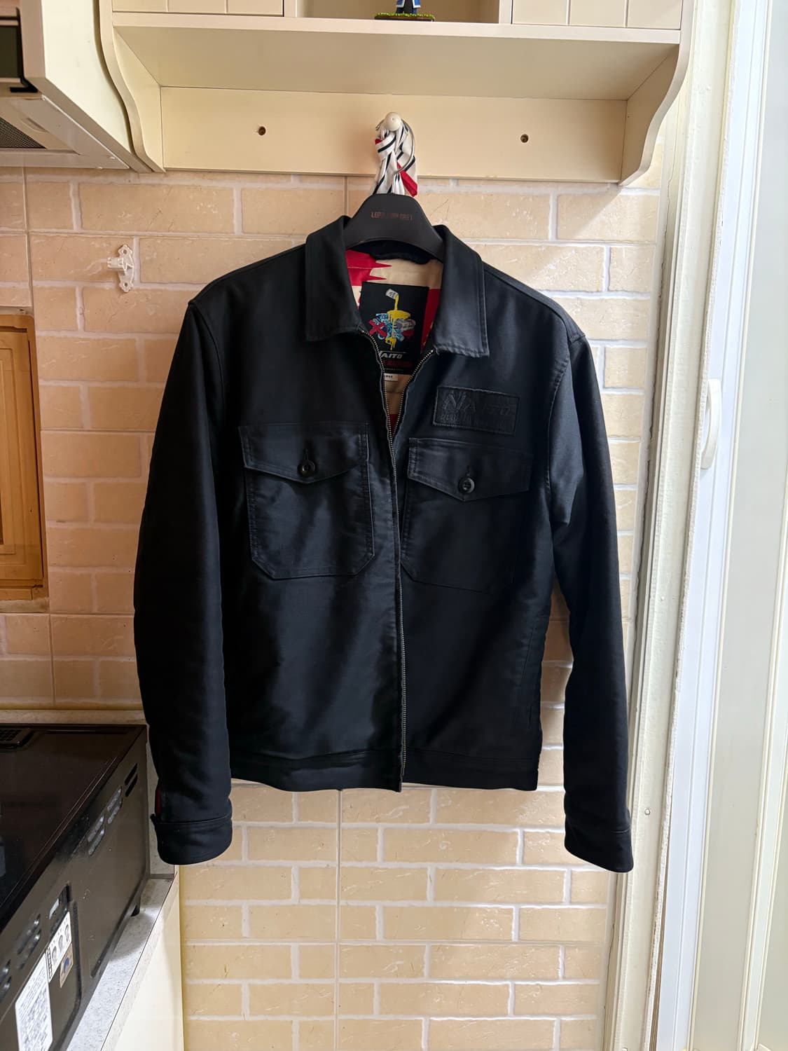 데우스엑스마키나 트러커 점퍼 네이비 L사이즈 상품이미지1