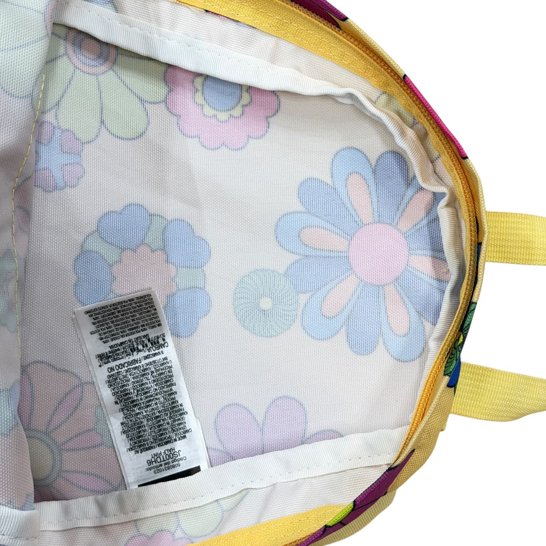 잔스포츠 하프파인트 플라워 미니 백팩 가방 옐로우 상품이미지4