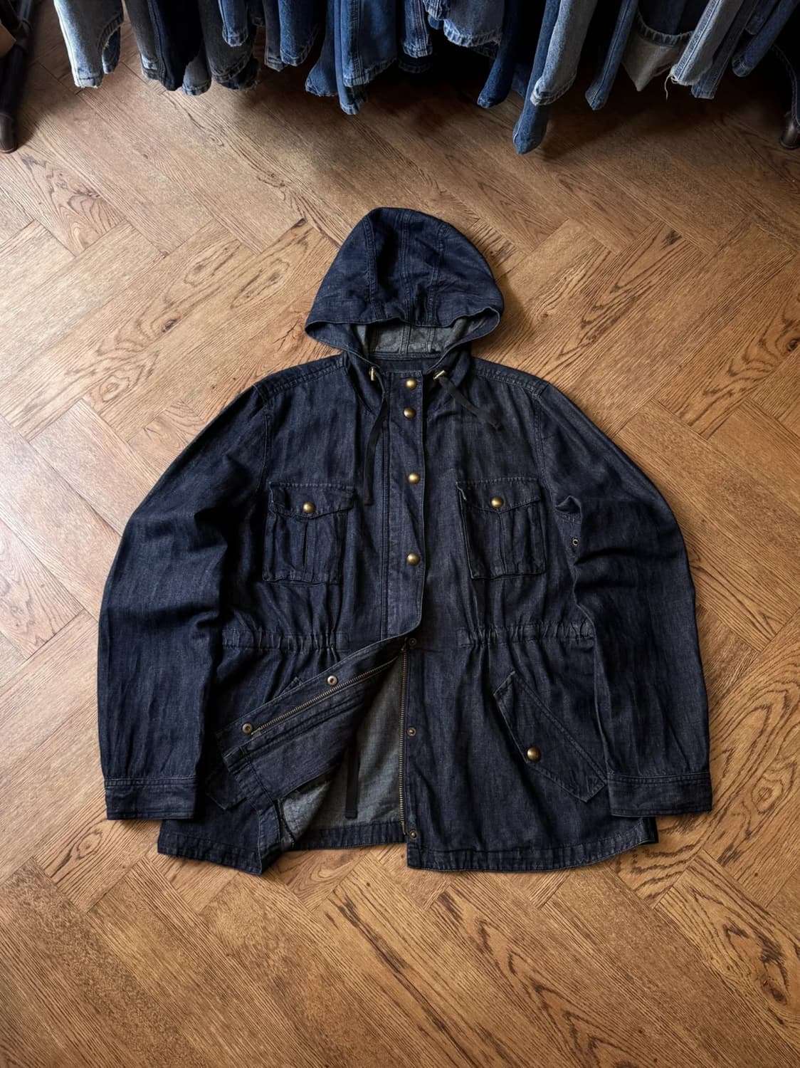 [XL]로렌 랄프로렌 데님 후드 마운틴 자켓 상품이미지1