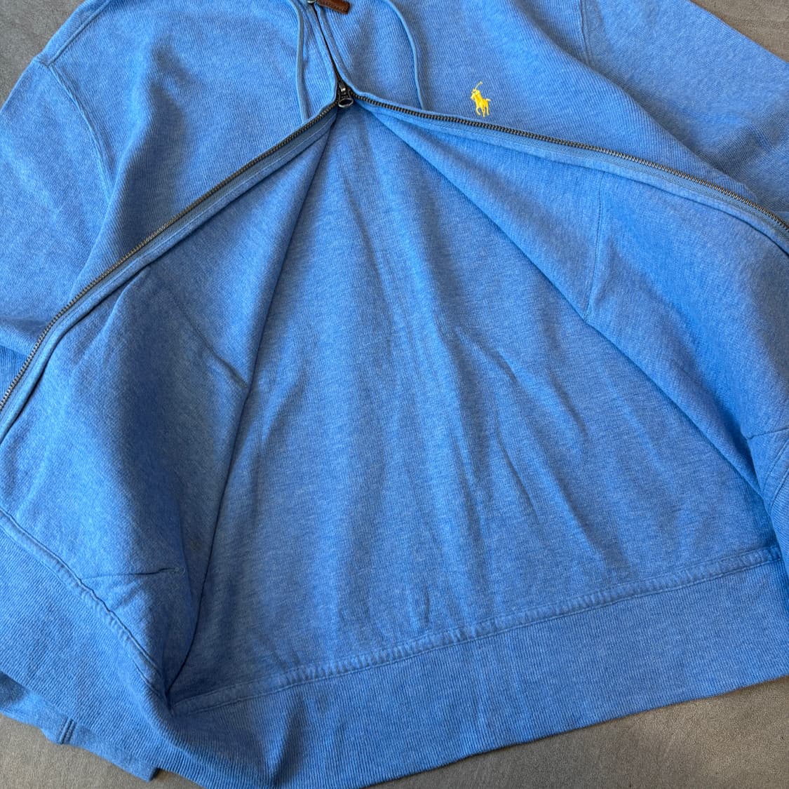 폴로 정품 블루 후드 집업 자켓  상품이미지7