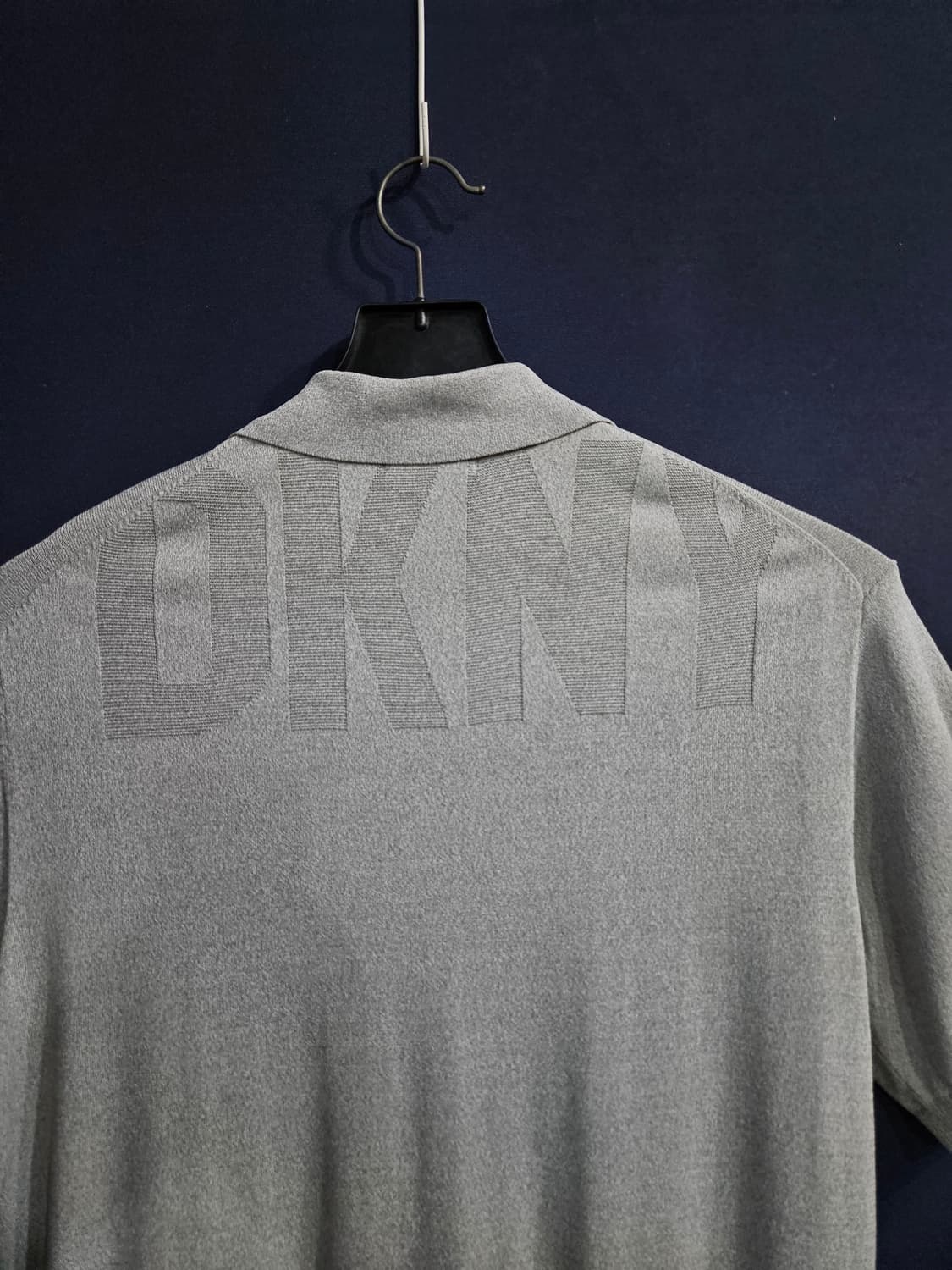 DKNY 멜란지 그레이 남성 105 골프 카라반팔티  상품이미지7