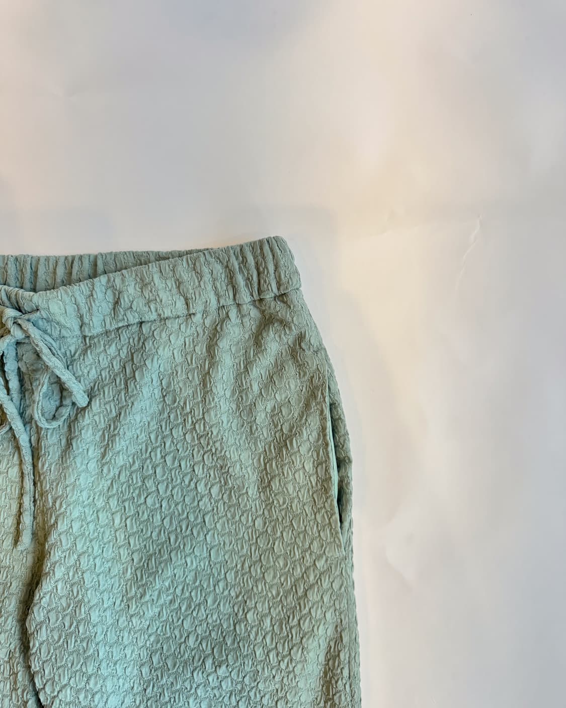 Mint Smocked Flare Pants 상품이미지2