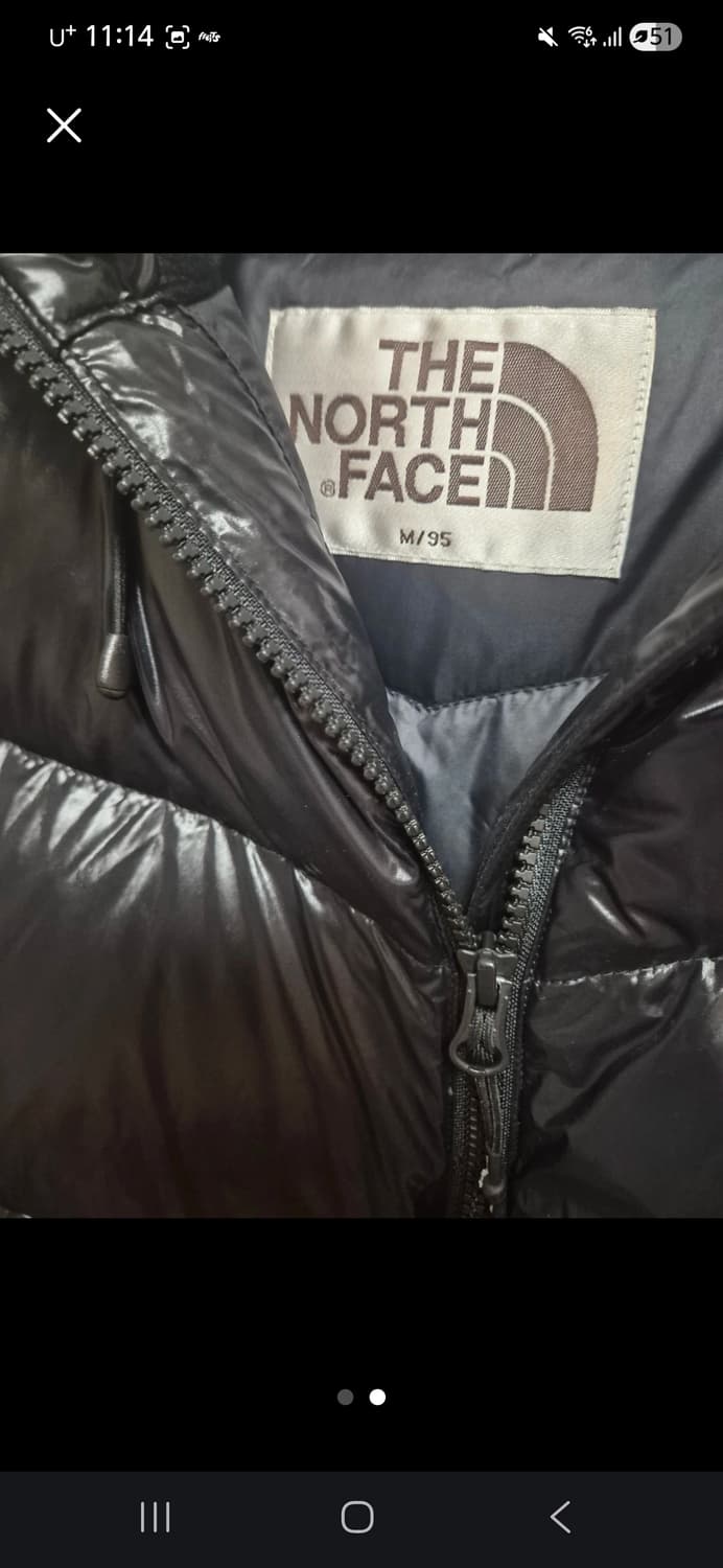 노스페이스 유광 패딩  상품이미지2