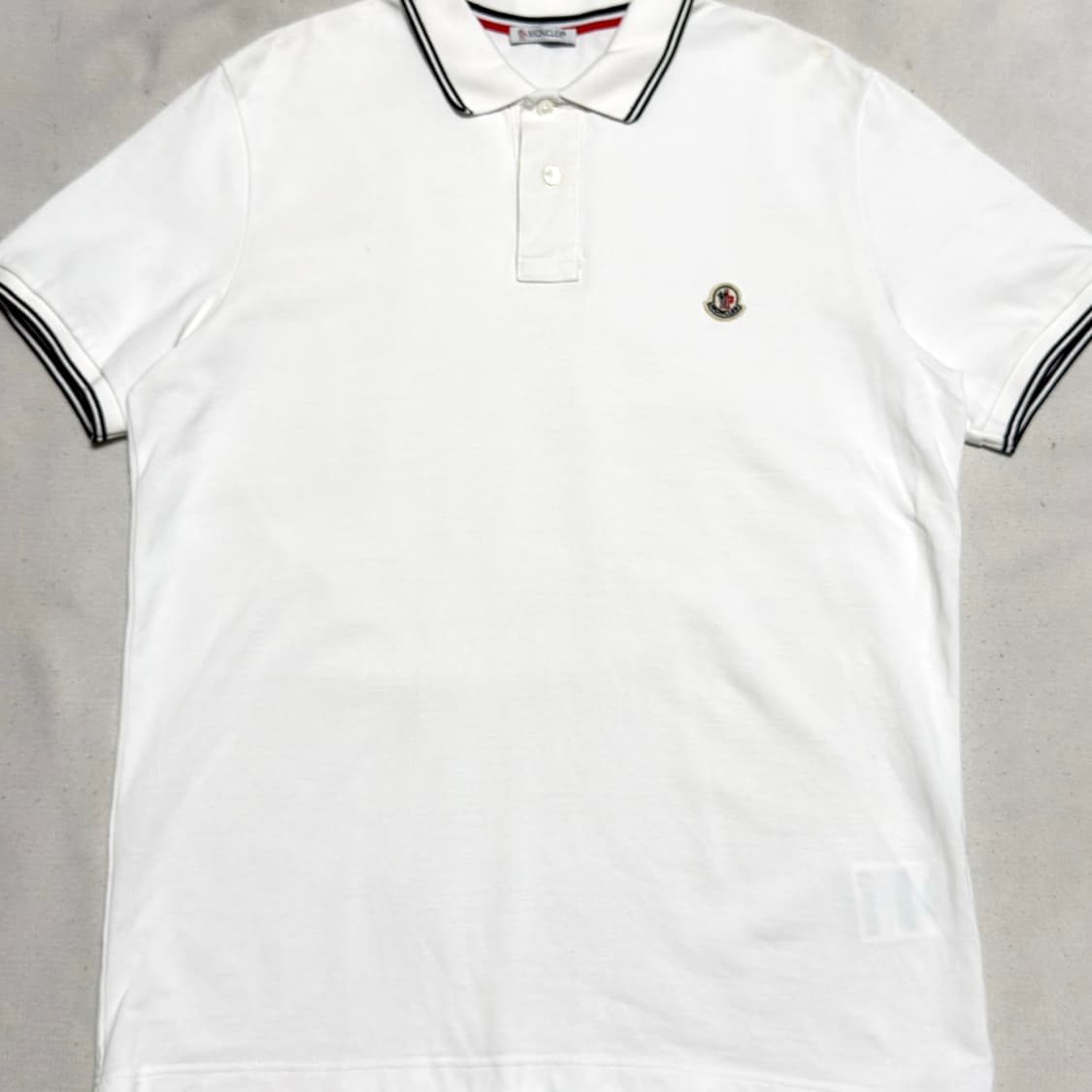 🫶🏻 몽클레어 화이트 카라 반팔티 🫶🏻 상품이미지1