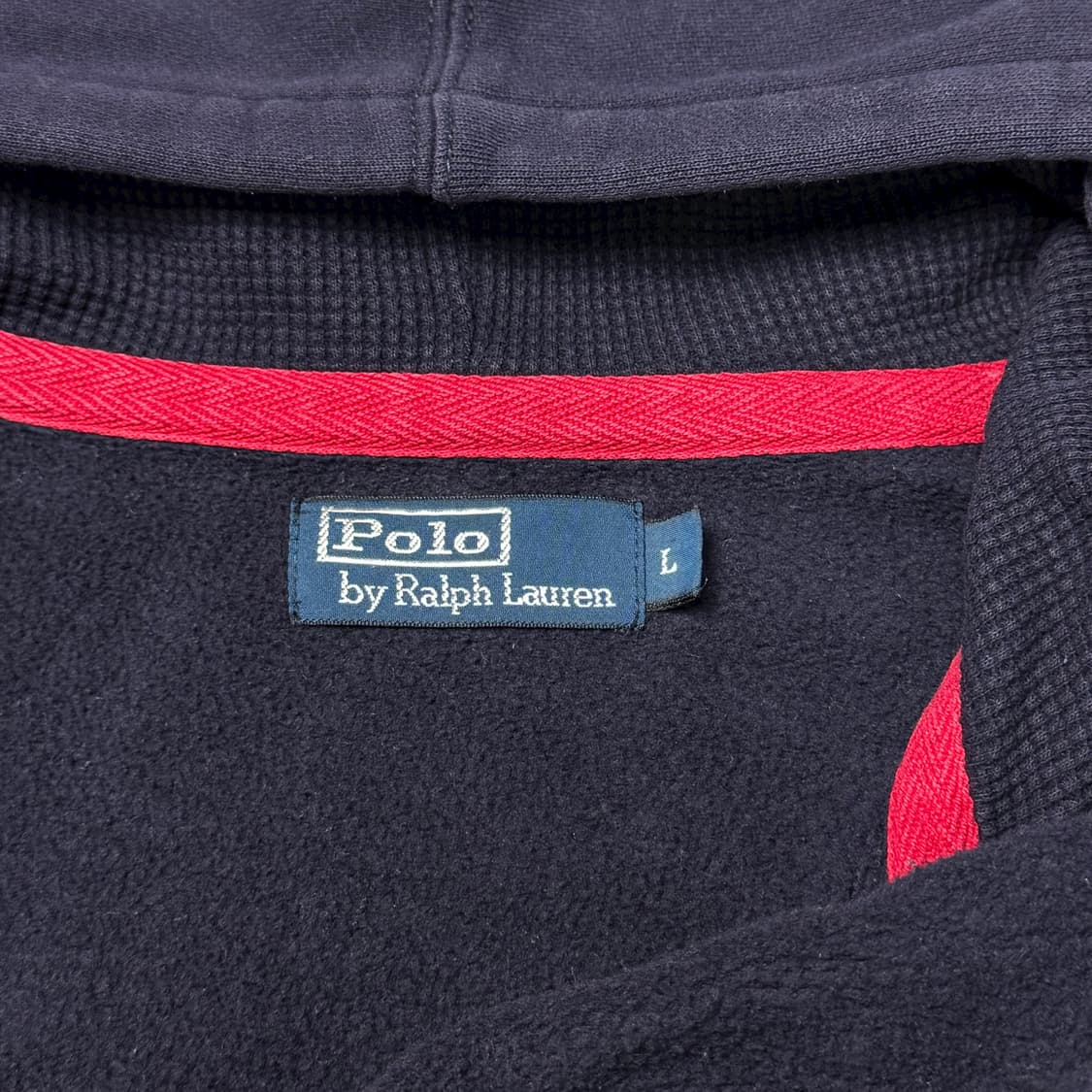 (L) 폴로 랄프로렌 빅포니 써멀 후드집업 네이비 상품이미지4