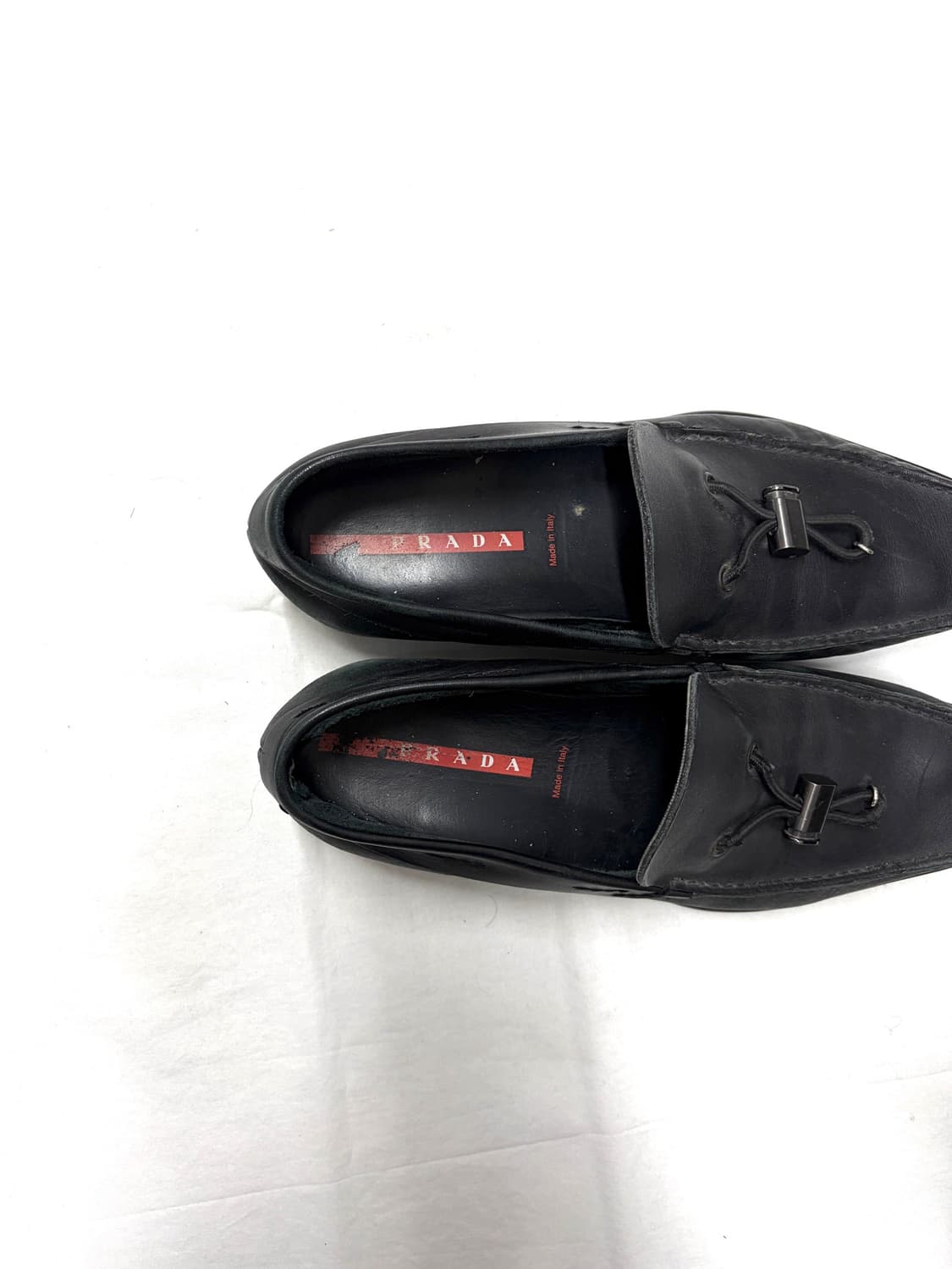 Prada Sport Leather Boat Loafers 상품이미지2