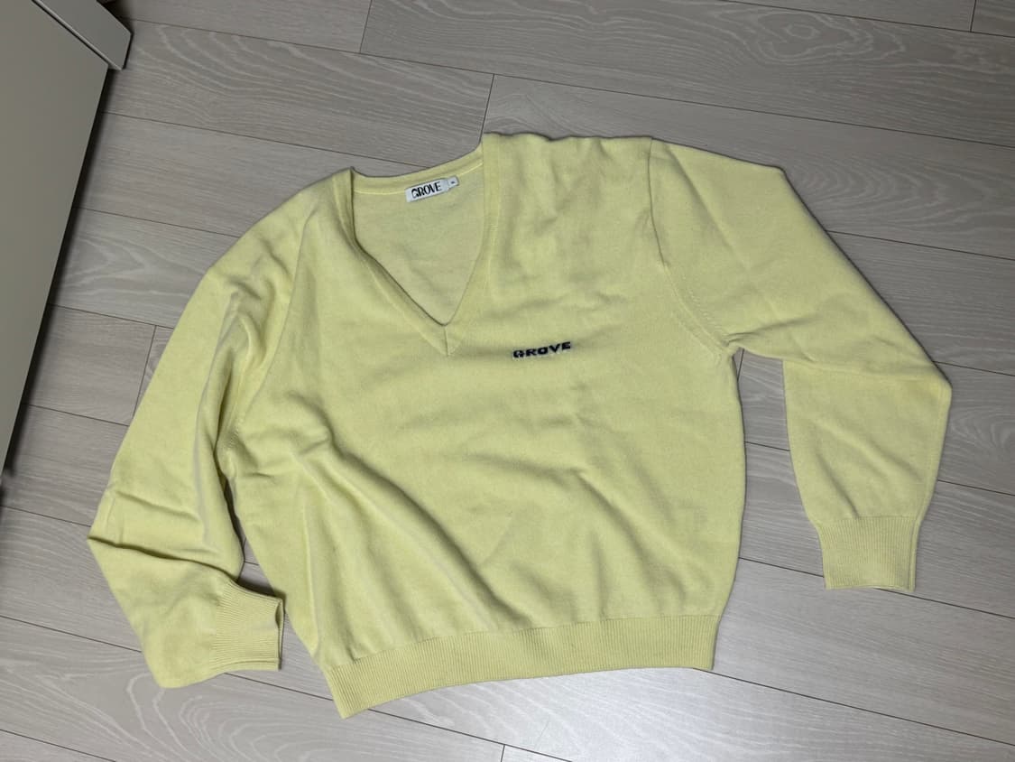 Grove 그로브스토어 레몬옐로 니트 상품이미지1