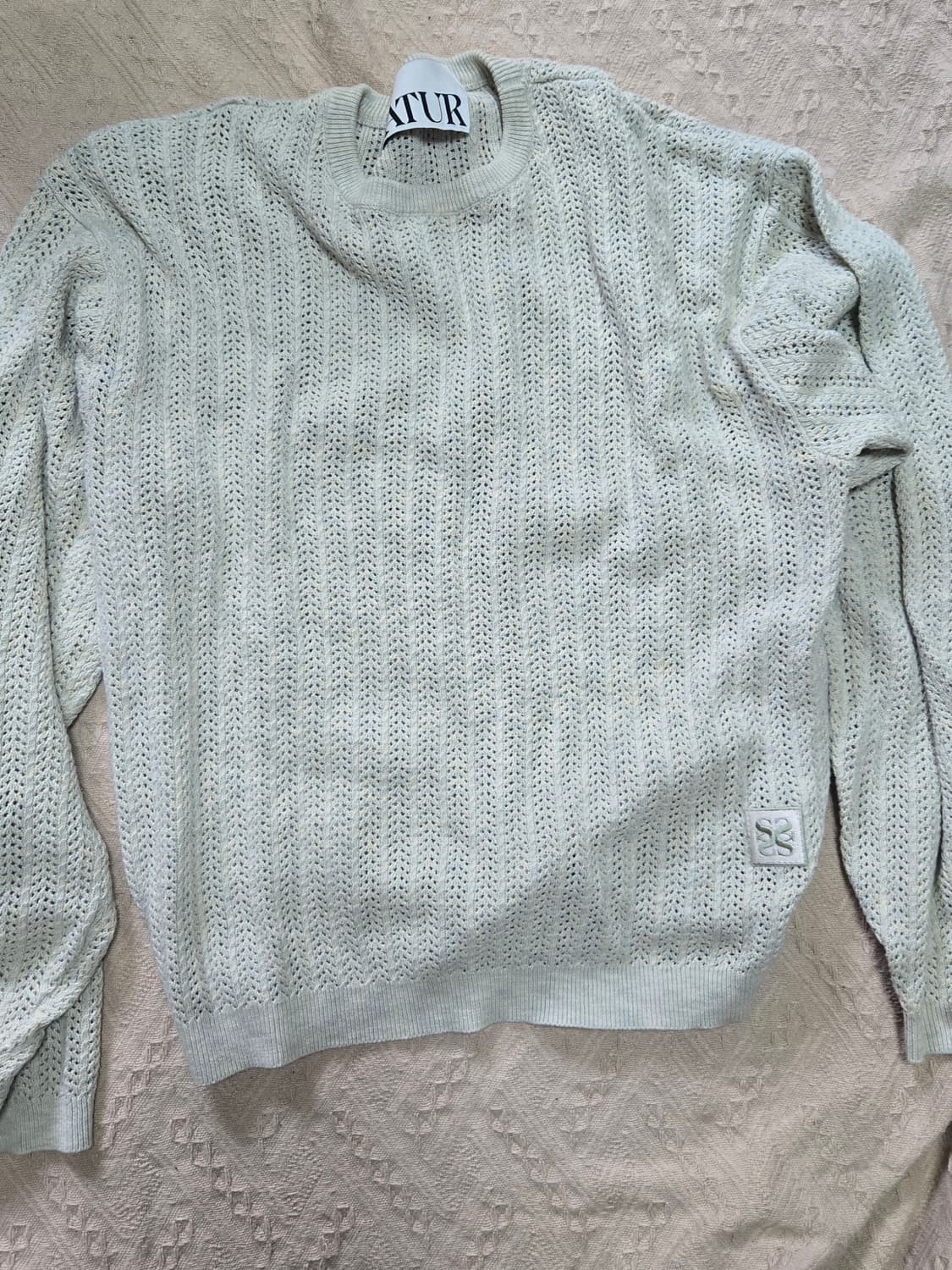 세터 이비자 내추럴 메시드 니트 내추럴 그린 M 상품이미지1