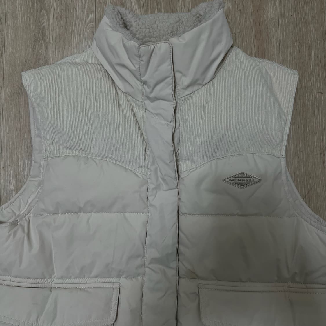 머렐 화이트 다운 패딩조끼 L/100  상품이미지2