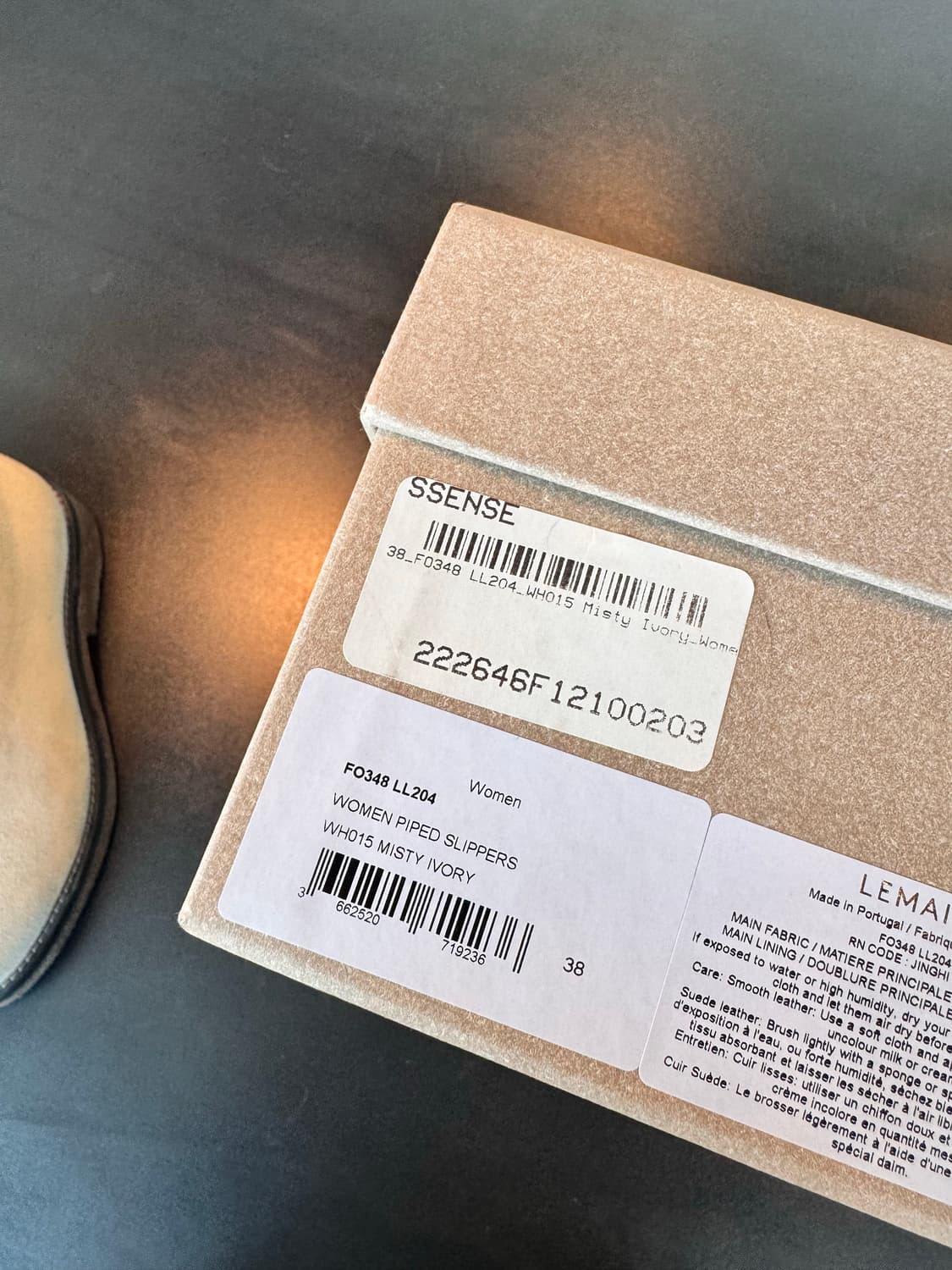 르메르 Piped Slippers (Misty Ivory) 38사이즈 상품이미지8
