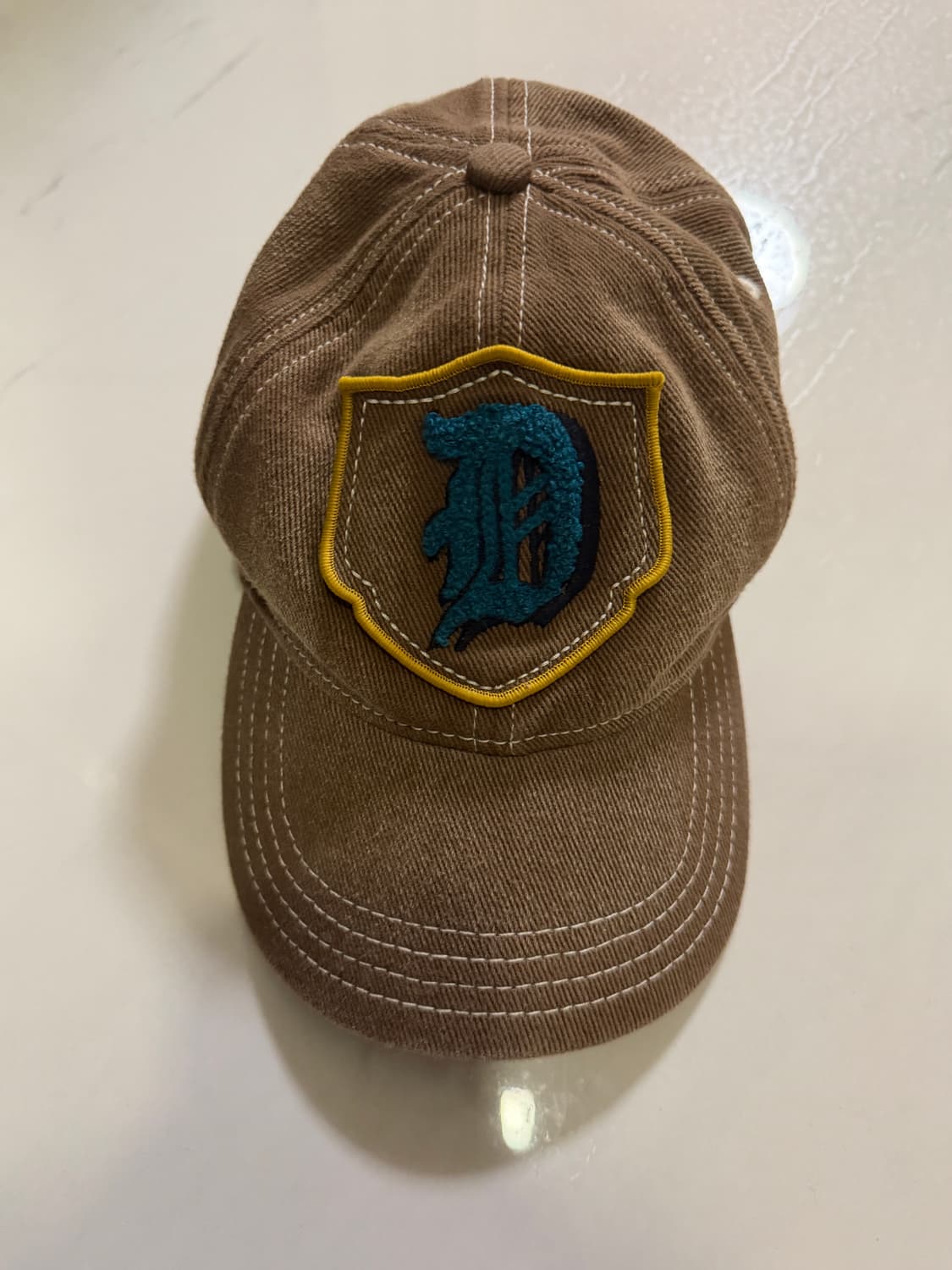 디젤 C-바아즈 테리 패치 베이스볼 캡 라이트 브라운 상품이미지2