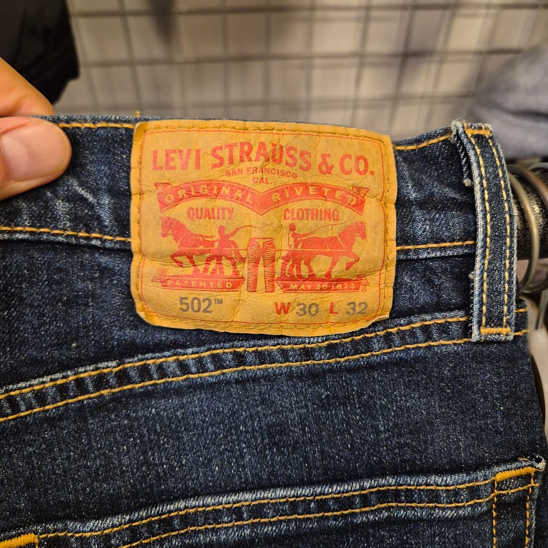30~31인치 리바이스 502 청바지  상품이미지3