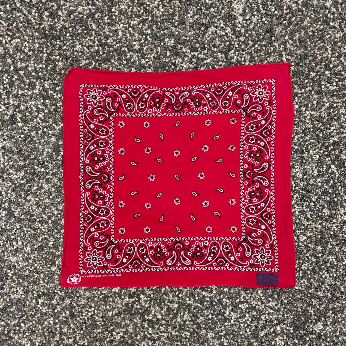 빈티지 페이즐리 반다나 made in USA (51x50cm)  상품이미지1