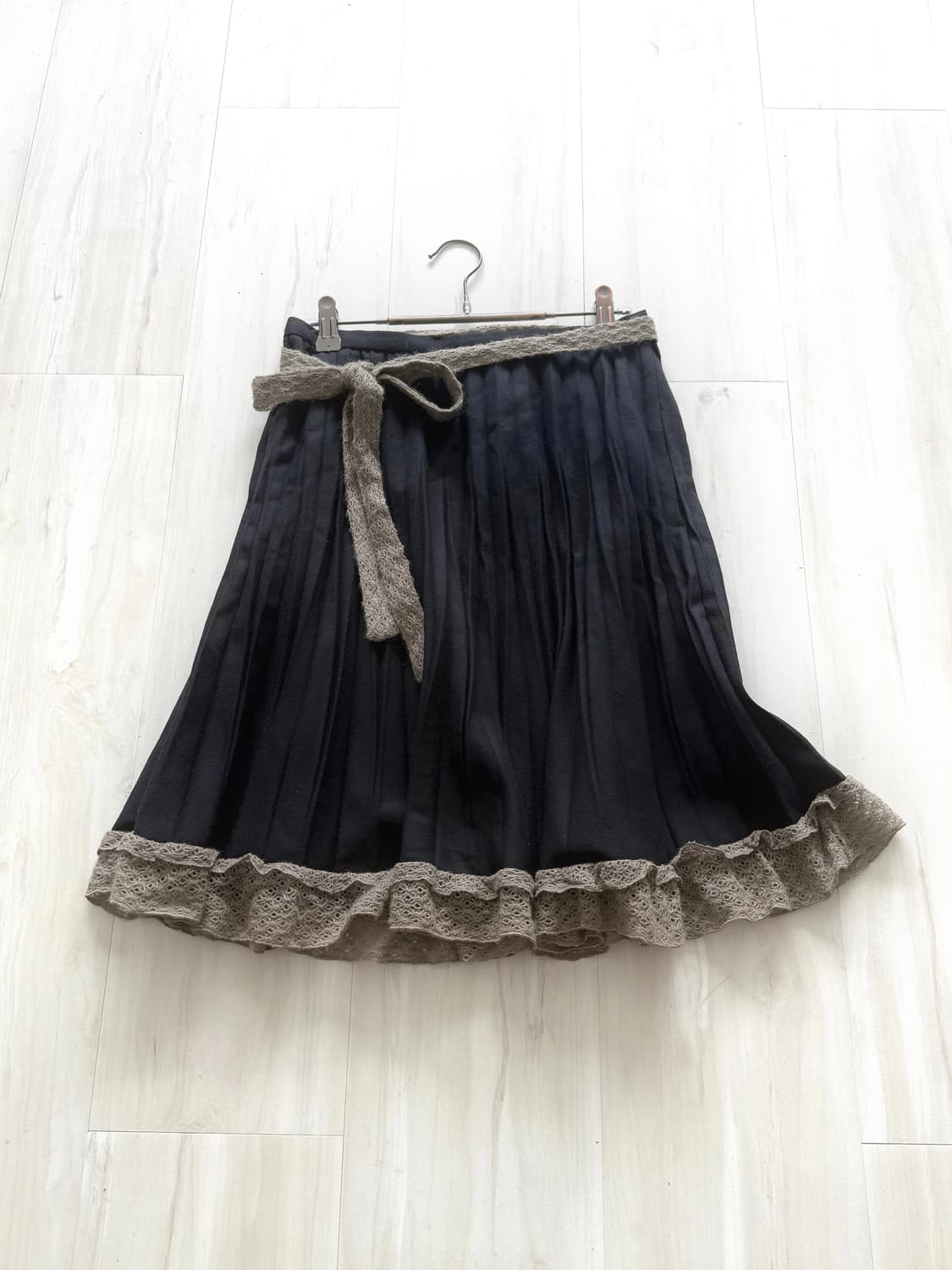 axes femme mute brown knit point black w 상품이미지1